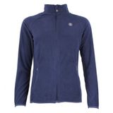 Peak Mountain Dames Fleece Jas met Rits - Blauw/Marine - Maat L