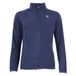 Peak Mountain Dames Fleece Jas met Rits - Blauw/Marine - Maat L