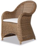 LOBERON Stoel Kerun bruin/wit