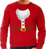 Bellatio Decorations Shoppartners Bv Kerstman Kerstkostuum Sweater Rood Heren L