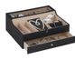 Merkloos / Sans marque Relaxdays Sieradendoos - Zwart - 13x34x31 cm