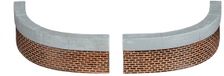 Luville - Curved Wall Small - Set van 2