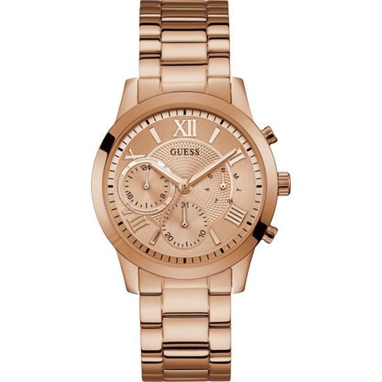 GUESS W1070L3 Women's Watch - Rose Gold Stainless Steel - 40 mm