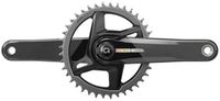 Sram Force 1x Axs Wide D2 Spindle Dub pédalier avec capteur de puissance Argent 170 mm / 40t