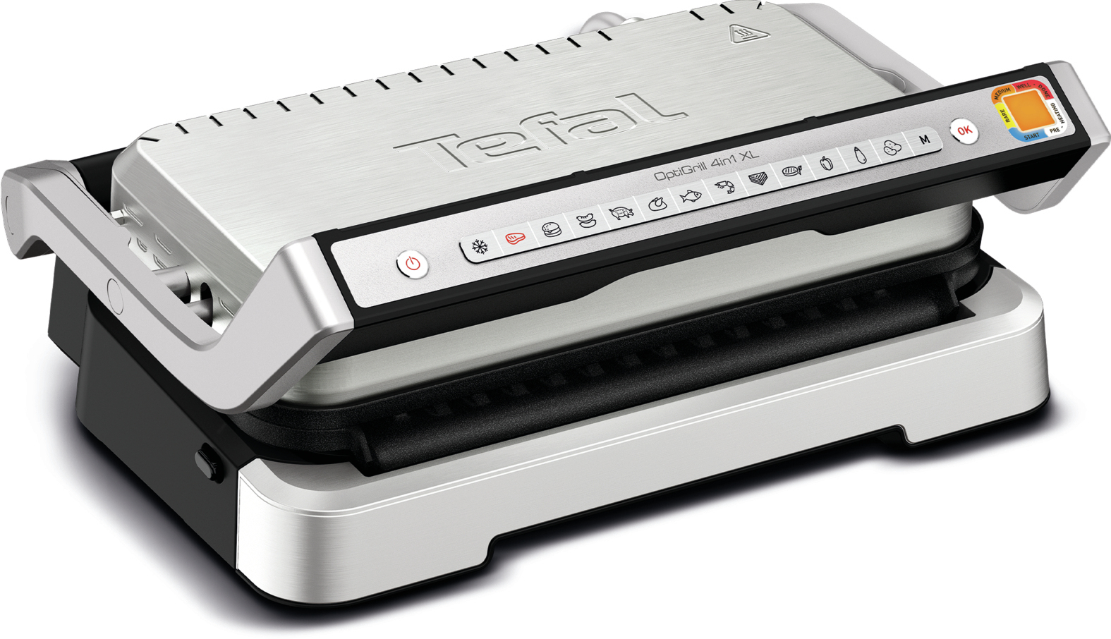 Tefal OptiGrill 4in1 XL GC784D - Contactgrill - RVS