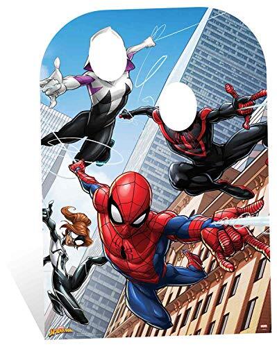 STAR CUTOUTS MARVEL Spider-Man Web Warriors Kinderformaat Party Stand-In, Multi Kleur