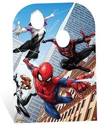 MARVEL Spider-Man Web Warriors Kinderformaat Party Stand-In, Multi Kleur
