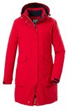 killtec Damen Funktionsparka dames Parka/jas waterdicht met afritsbare capuchon
