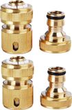 Shenzhen Haorui Industrial Technology Co., Ltd. Tuyau d'arrosage raccord rapide jeu laiton 1/2 pouce