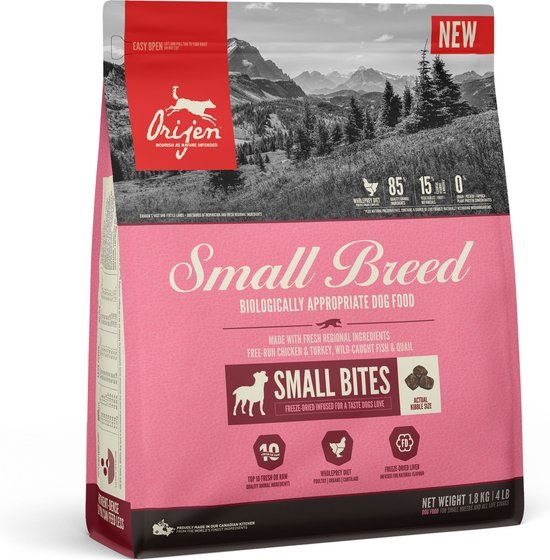Orijen Whole Prey Adult Small Breed Hondenvoer - 1.8 kg