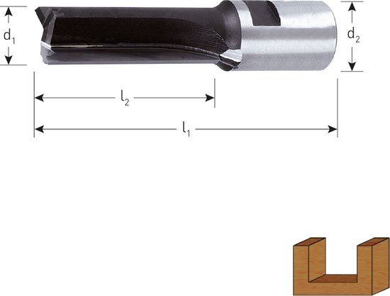 Rotec HM Groeffrees ø14x60mm M12x1