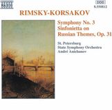 Outhere Naxos St. Petersburg State Symphony Orchestra, André Anichanov - Rimski-Korsakov: Symphony 3 | Sinfonietta (CD)