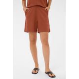 Kaffe Kaffe regular high waist casual short bruin