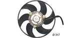 MAHLE CFF 305 000P Koelmiddelkoeler/condensatorventilator | Compatibel met: CITROËN SAXO, SAXO Hatchback van, PEUGEOT 106 II