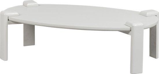vtwonen Turtle Salontafel - Mangohout - Mist - Ovaal - Industrieel