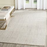 Safavieh Abstract Collectie ABT141D Hedendaags Handgemaakte Ivoor en Beige Polyester Blend Area Rug (4' x 6')