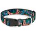Buckle-Down Plastic Clip Collar - Lilo & Stitch 5-scene Blocks - 1/2" Wide - Past 8-12" Neck - Medium