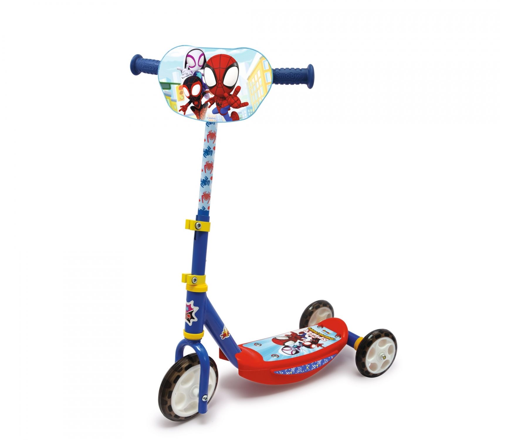 Smoby Youth Classic Scooter - Multicolored - 3 Wheels - Adjustable Height - 3+ Years