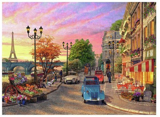 Ravensburger Legpuzzel Parijs Avond Sfeer 500 Stukjes Landschap