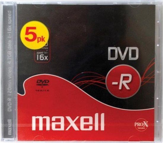 Maxell MAX-DMR47JC - Lege dvd's