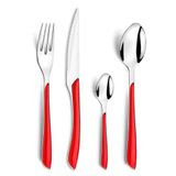 Eclat Bestekset, 24-delig, rood