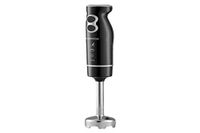 Mixer LAUSON-PE C.M. 1100 Watt 2 snelheden titanium mes zwart met glas 700 ml met deksel