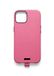 UNTAGS - iPhone 13 Pro Max pallet cover - ledereffect materiaal - zachte microvezel binnenkant anti-kras - roze