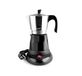 IBILI Arabica Espressomachine, elektrisch, 6 kopjes, 300 ml, aluminium, 480 W vermogen