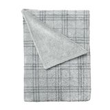 Homemania 15228 Tweed-plaid deken voor sofa, bed, slaapkamer, grijs, microvezel, 250 x 200 cm