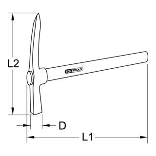 KS Tools metselhamer, Amerikaanse vorm