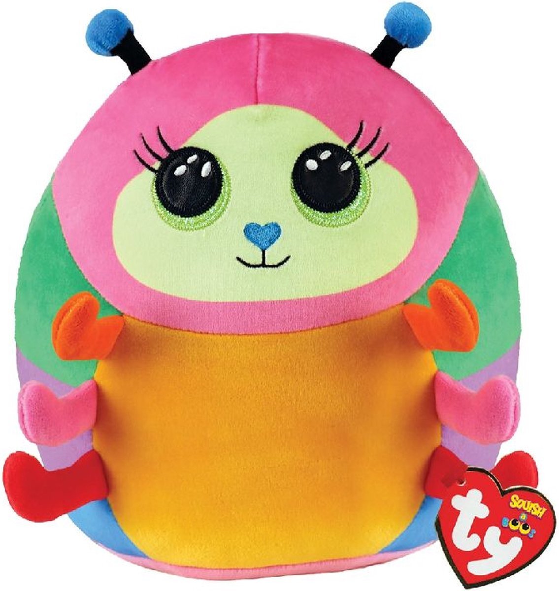 TY Squish a Boo Nessa Caterpillar 20cm