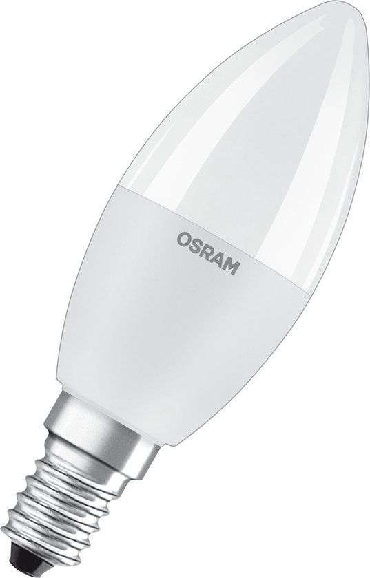 Osram Star+ LED-lamp - E14 - 4.9W - 470lm - 2700K - Warm wit - Kaars - Dimbaar - Met afstandsbediening
