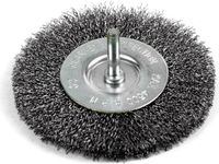 Strend Pro Draadwielborstel CWB-508, 75 mm, gegolfd, met stift, draad 0,3 mm