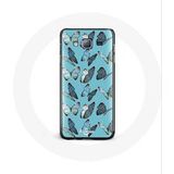 Maniacase Etui voor Samsung Galaxy J5 2016 Vlinders blauwe achtergrond