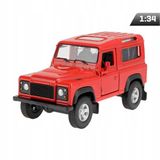 Carmotion Land Rover Defender modèle réduit 1:34 rouge
