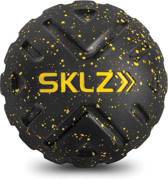 SKLZ Targeted Massage Ball - ⌀ 12 cm - Zwart/Geel