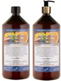 Claudius Cosmetics B.V. Bodylotion Sweet Orange & Cedarwood 1 Liter - set van 2 stuks