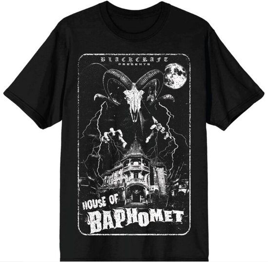 Blackcraft Cult House Of Baphomet Heren T-shirt - Zwart - L