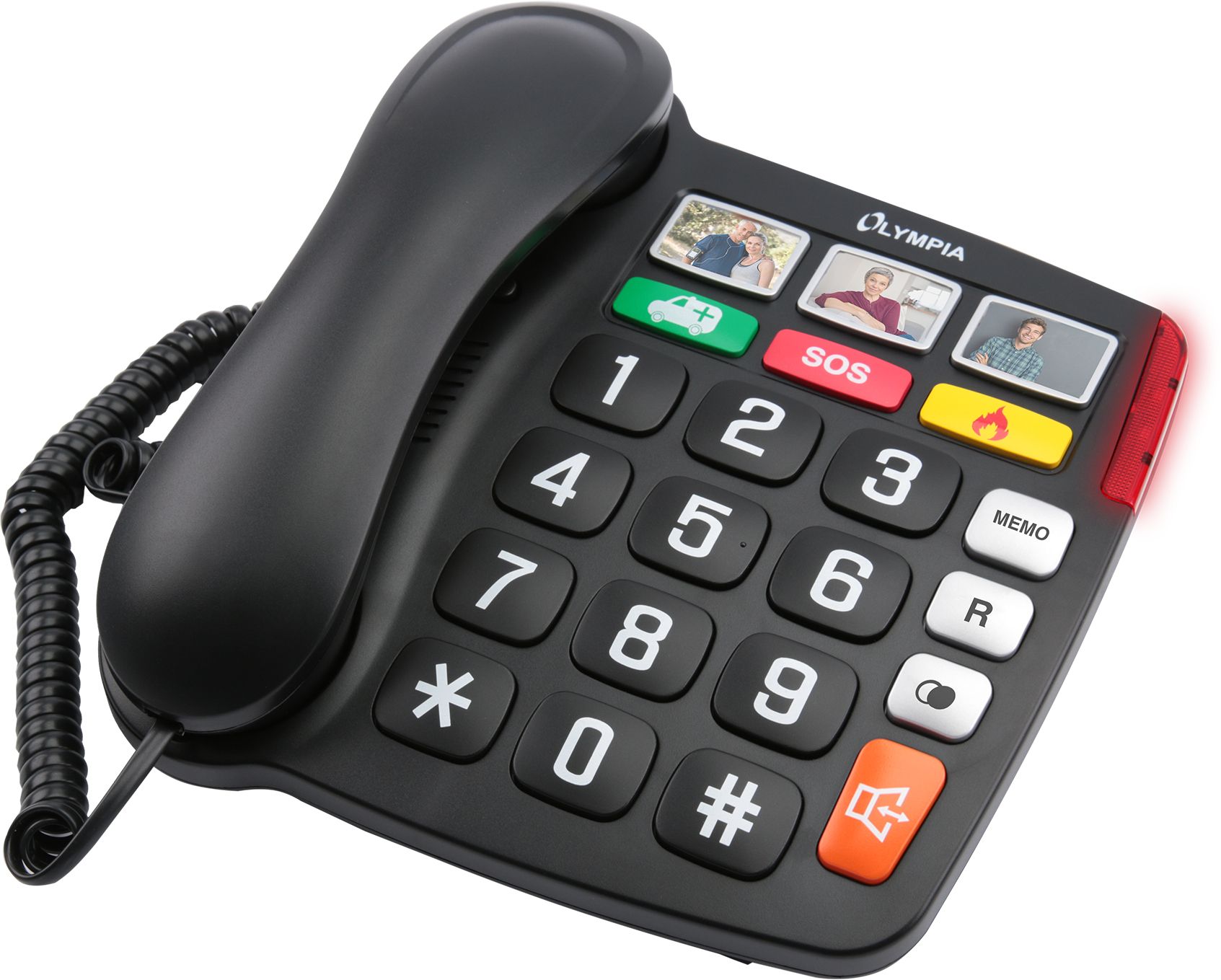 Olympia 4500 Analoge Telefoon - Zwart/Wit