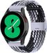 By Qubix Qubix Garmin Venu / Sq / Sq2 / 2 plus - Braided bandje - Grijs / zwart