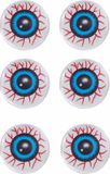 Fiestas Guirca Horror nep oogballen/ogen - 6x stuks