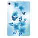 Samsung Étui Samsung Galaxy Tab A9+ en TPU Élégant Ultra Fin - Papillon Bleu