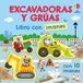 Excavadoras Ediciones Usborne Libros con imanes- Excavadoras y grúas