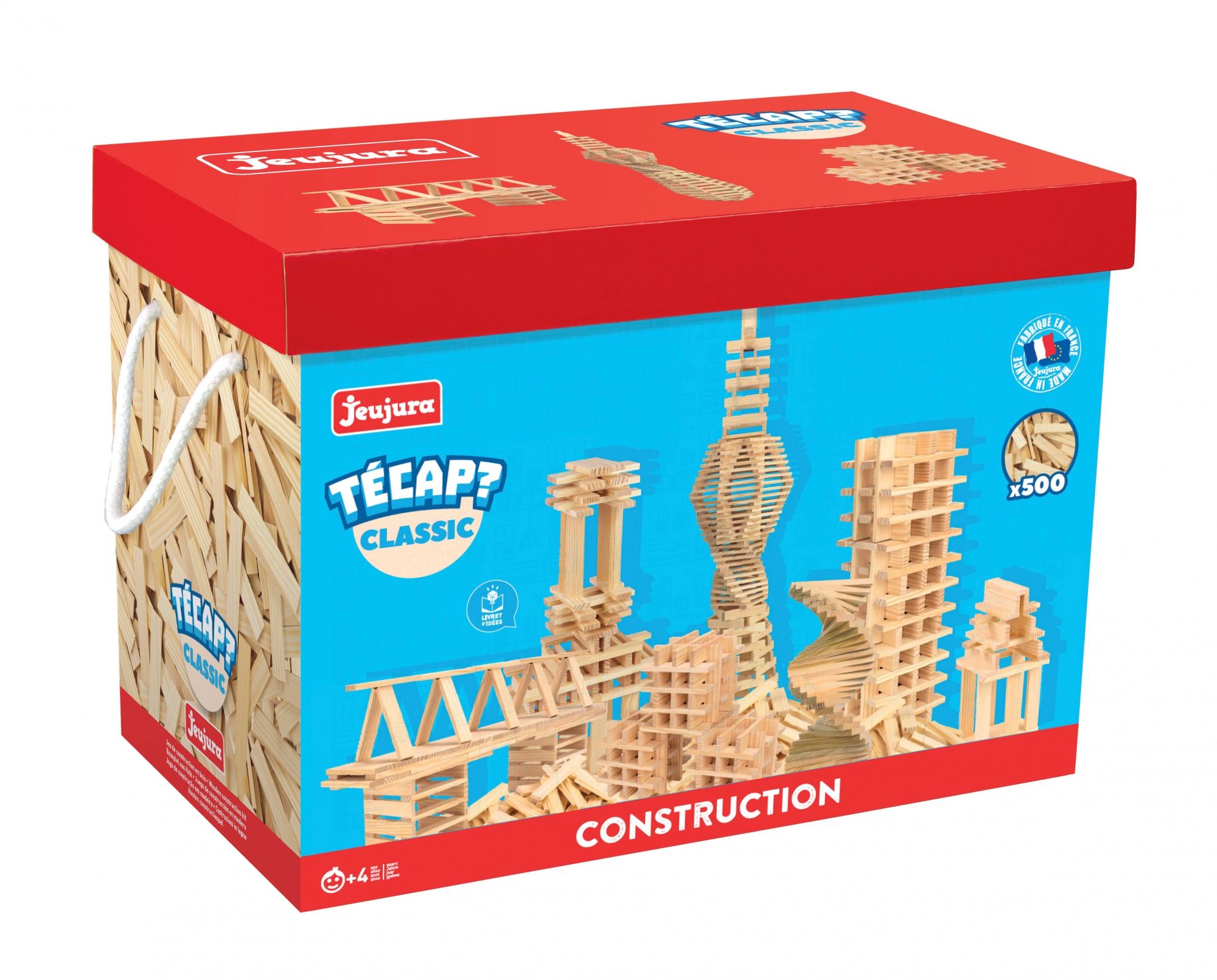 Jeujura 8338 - Bouwspeelgoed - Hout - Unisex - 4 Jaar+