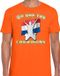 Bellatio Decorations Verkleed shirt voor heren - Nederland - oranje - voetbal supporter - themafeest L