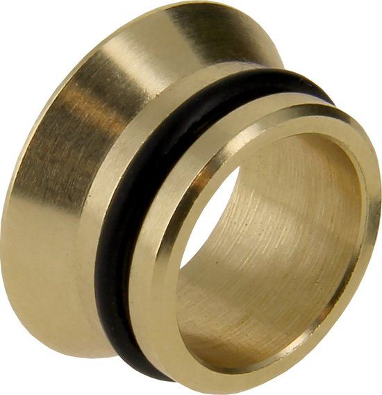Bonfix Knelkoppeling Insert 15mm Vlakdichtend - Messing