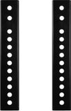 VIVO Verticale VESA-verlengplaatmontageset voor tv's met laag VESA-patroon, geschikt voor tv-plafondbeugels, 2 steunen, zwart, MOUNT-AD165