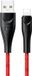 USAMS U41 Serie - Gevlochten Lightning Kabel - 1m - Snel Laden - Rood