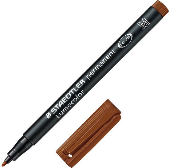 STAEDTLER Lumocolor M permanent bruin