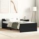Maison Exclusive - Cadre de lit sans matelas Chêne Noir 75x190 cm Bois d'ingénierie